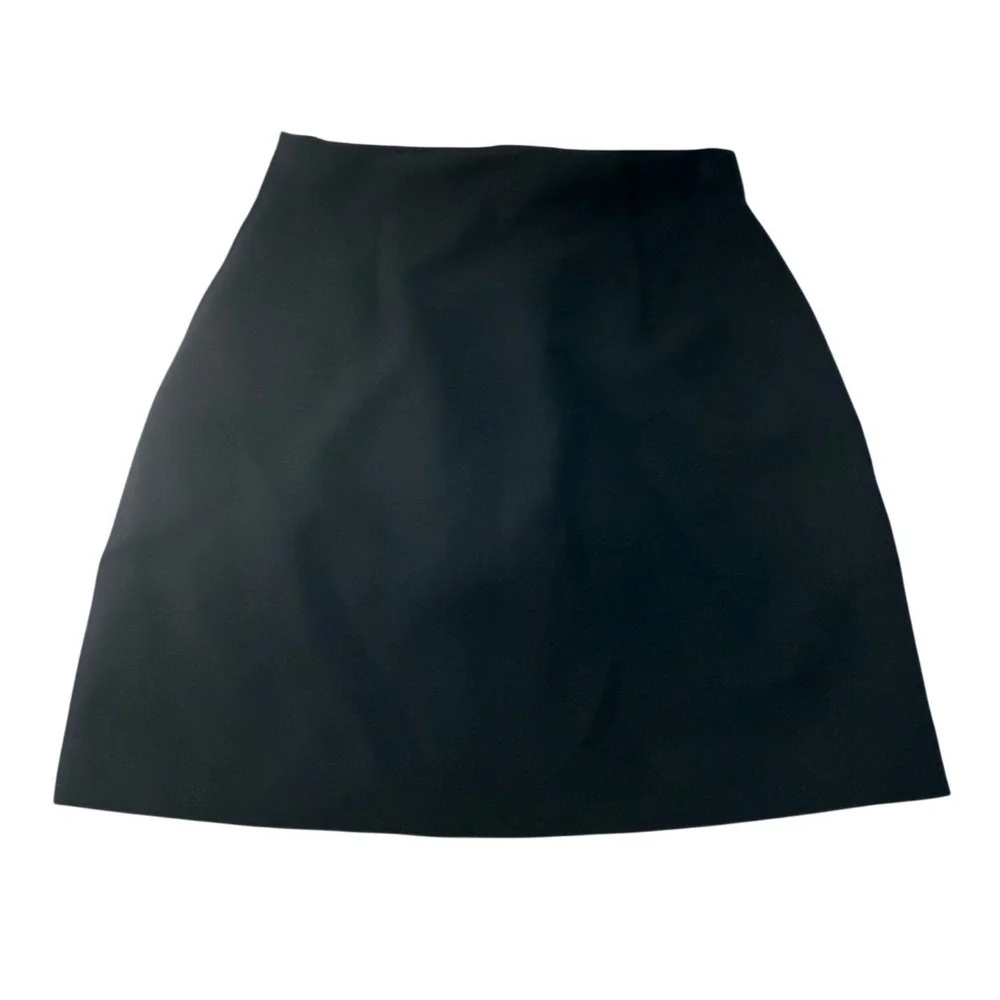 Kate Spade New York Black Button Front‎ Mini Skirt Portugal Womens Size 0 NEW